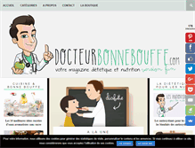 Tablet Screenshot of docteurbonnebouffe.com
